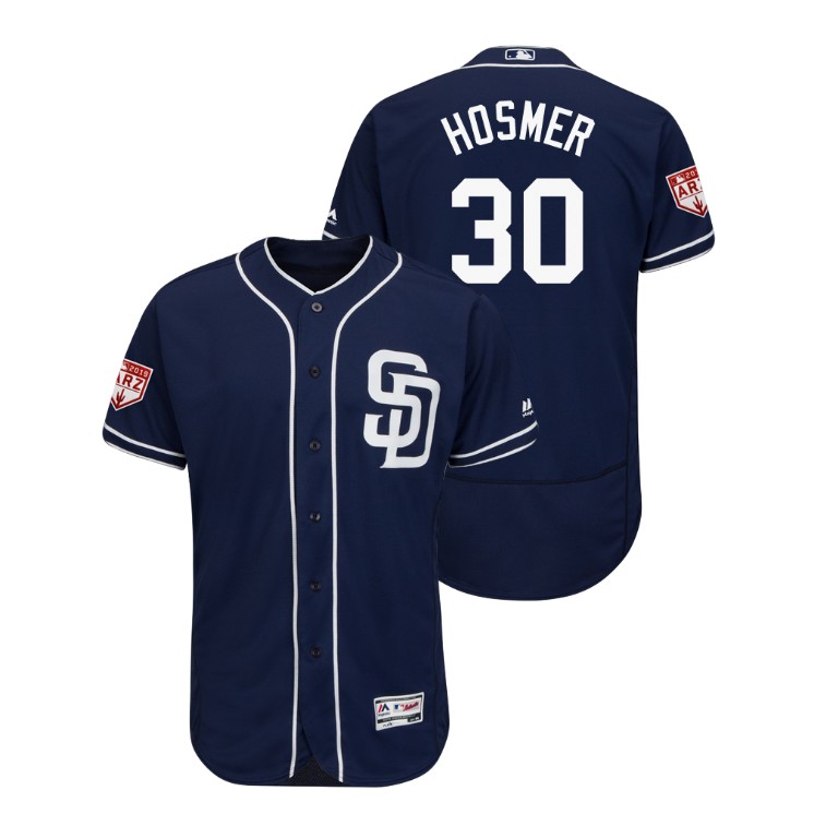 San Diego Padres Navy #30 Eric Hosmer Flex Base Jersey 2019 Spring Training San Diego Padres Navy #30 Eric Hosmer Flex Base Jersey 2019 Spring Training