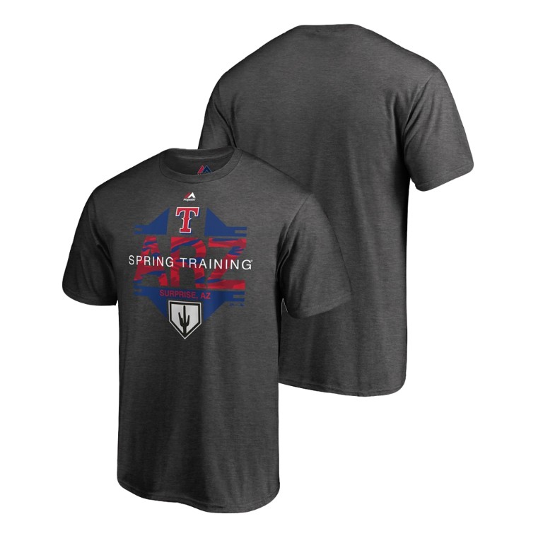 Texas Rangers Cactus League Heather Gray Big & Tall T-Shirt 2019 Spring Training Texas Rangers Cactus League Heather Gray Big & Tall T-Shirt 2019 Spring Training