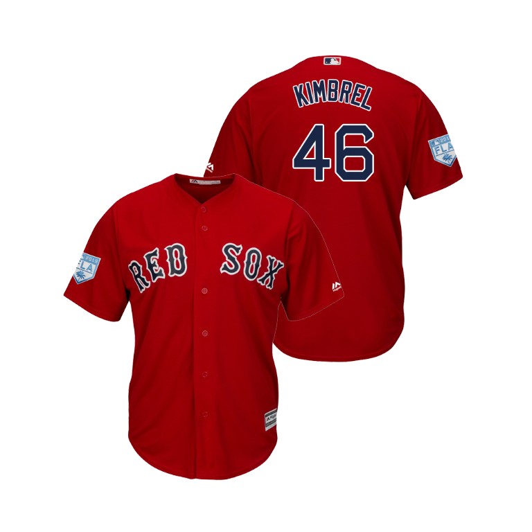 Boston Red Sox Scarlet #46 Craig Kimbrel Cool Base Jersey 2019 Spring Training Boston Red Sox Scarlet #46 Craig Kimbrel Cool Base Jersey 2019 Spring Training