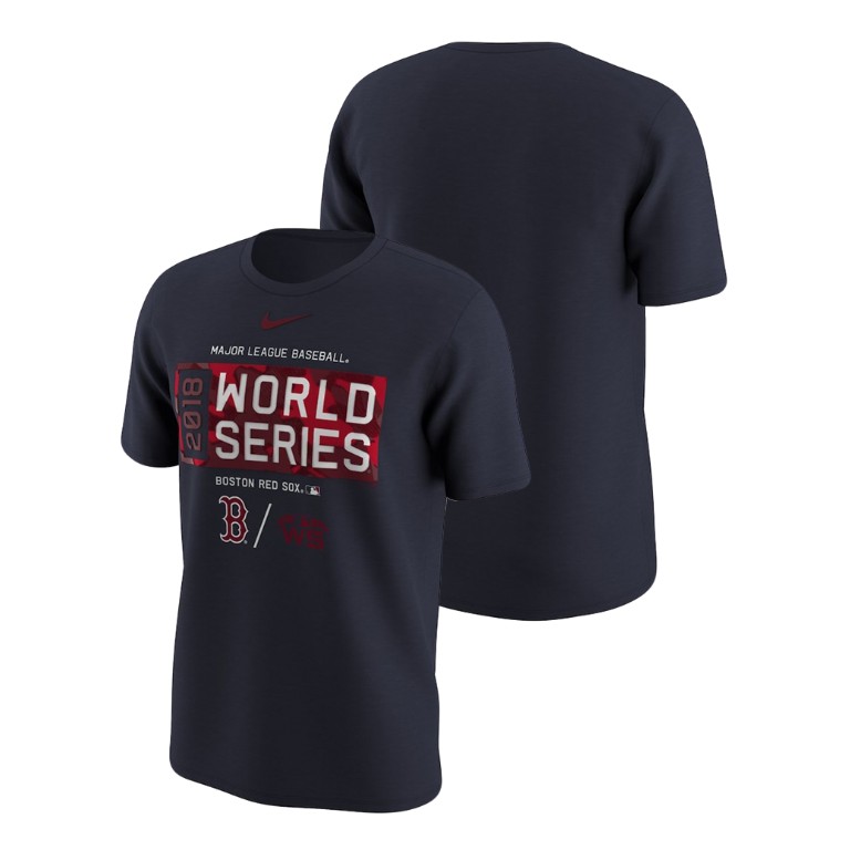 Boston Red Sox Cotton Navy Bound Nike T-Shirt 2018 World Series Boston Red Sox Cotton Navy Bound Nike T-Shirt 2018 World Series