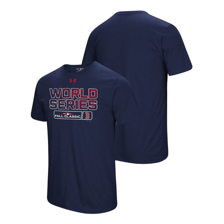 Boston Red Sox Tri-Blend Navy Bound Under Armour T-Shirt 2018 World Series Boston Red Sox Tri-Blend Navy Bound Under Armour T-Shirt 2018 World Series