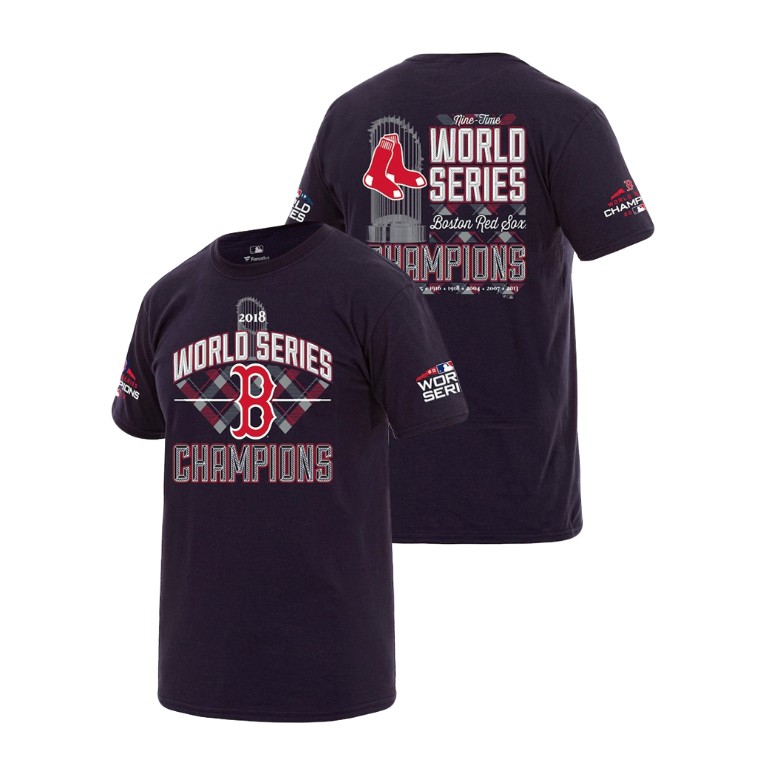 Boston Red Sox JH Design Navy Big & Tall T-Shirt 2018 World Series Champions Boston Red Sox JH Design Navy Big & Tall T-Shirt 2018 World Series Champions