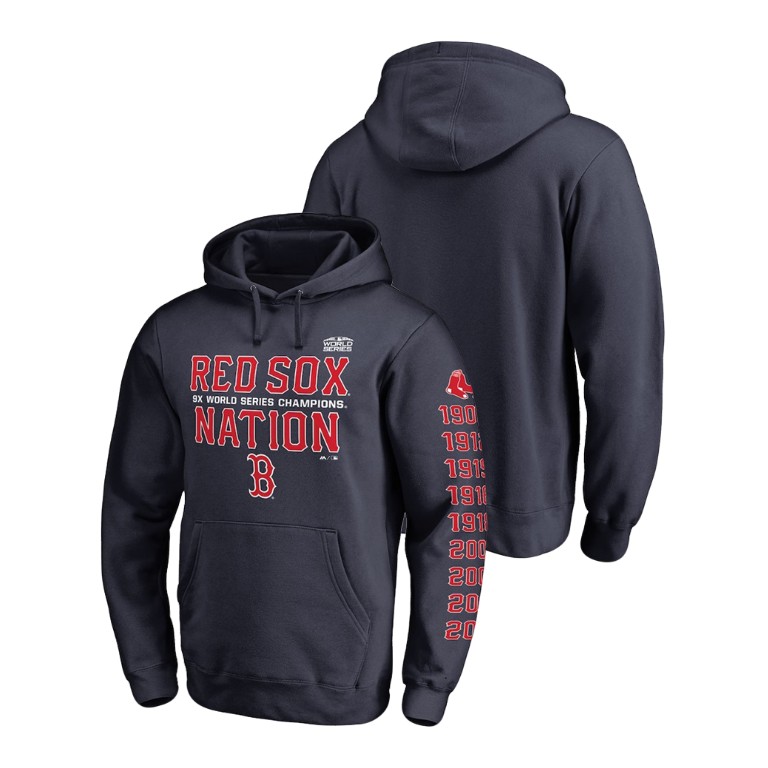 Boston Red Sox Pullover Navy Majestic Hoodie 2018 World Series Champions