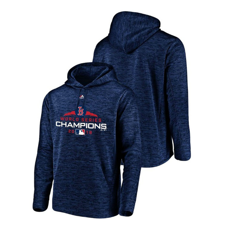 Boston Red Sox Streak Fleece Navy Authentic Collection Hoodie 2018 World Series Champions Boston Red Sox Streak Fleece Navy Authentic Collection Hoodie 2018 World Series Champions