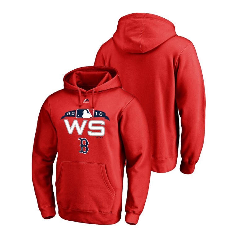 Boston Red Sox Authentic Collection Red Bound Big & Tall Hoodie 2018 World Series