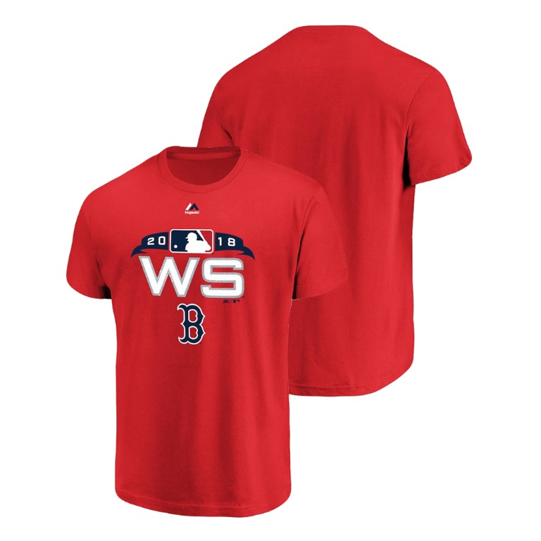 Boston Red Sox Authentic Collection Red Bound Majestic T-Shirt 2018 World Series
