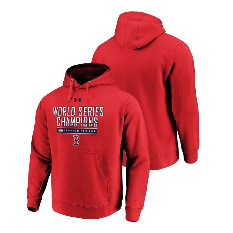 Boston Red Sox Clear Sign Red Under Armour Hoodie 2018 World Series Champions Boston Red Sox Clear Sign Red Under Armour Hoodie 2018 World Series Champions