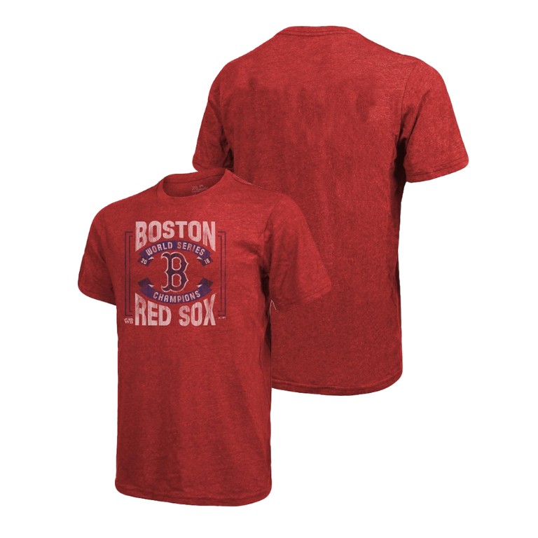 Boston Red Sox Divide And Conquer Red Majestic Threads T-Shirt 2018 World Series Champions Boston Red Sox Divide And Conquer Red Majestic Threads T-Shirt 2018 World Series Champions