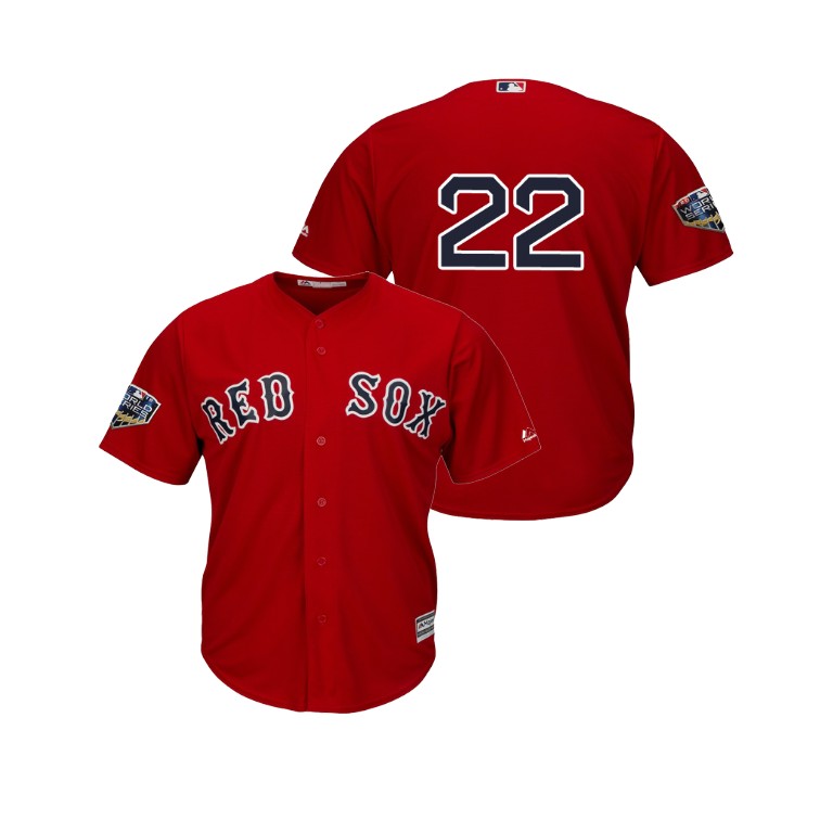 Boston Red Sox Scarlet #22 Rick Porcello Cool Base Jersey 2018 World Series Boston Red Sox Scarlet #22 Rick Porcello Cool Base Jersey 2018 World Series