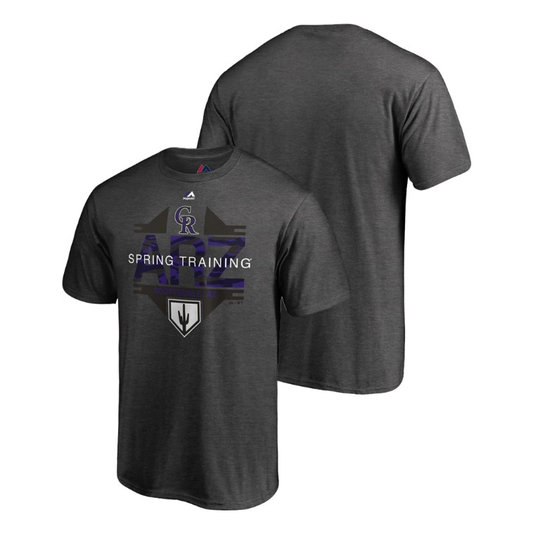 Colorado Rockies Cactus League Heather Gray Big & Tall T-Shirt 2019 Spring Training Colorado Rockies Cactus League Heather Gray Big & Tall T-Shirt 2019 Spring Training