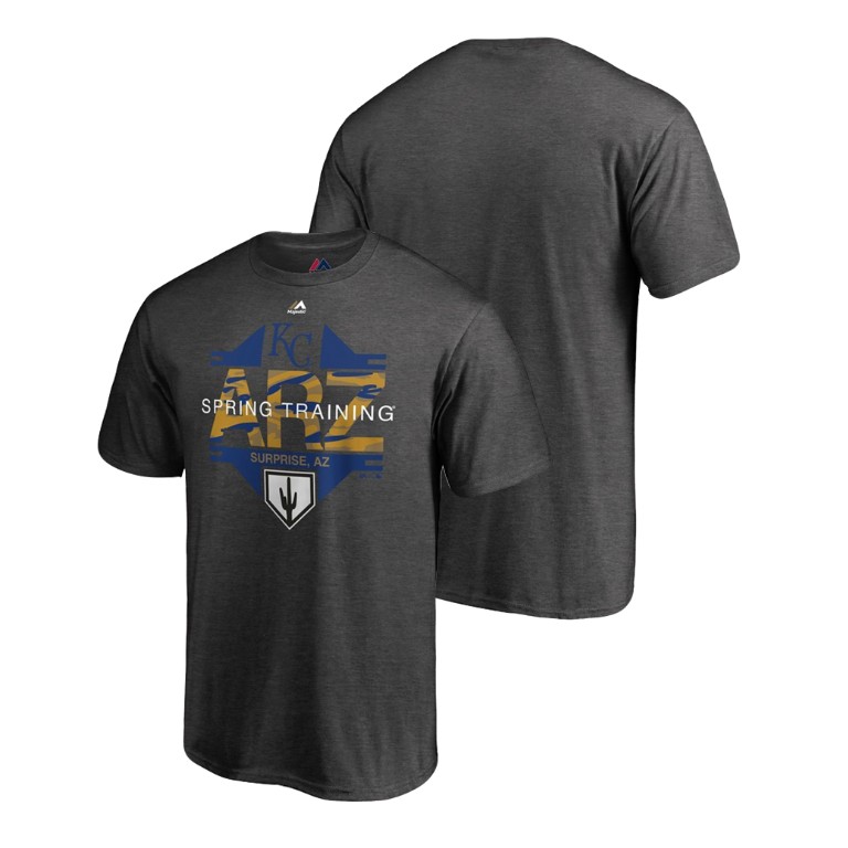 Kansas City Royals Cactus League Heather Gray Big & Tall T-Shirt 2019 Spring Training