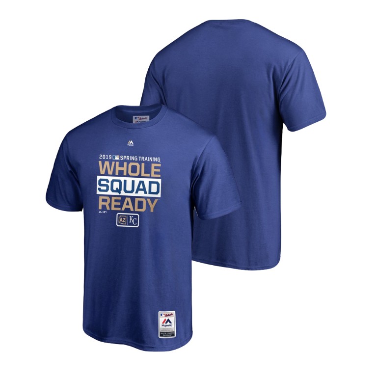 Kansas City Royals Authentic Collection Royal Majestic T-Shirt 2019 Spring Training
