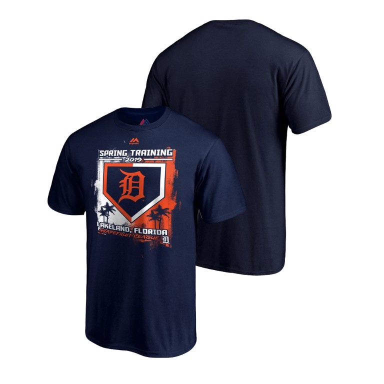 Detroit Tigers Base on Balls Navy Grapefruit League T-Shirt 2019 Spring Training Detroit Tigers Base on Balls Navy Grapefruit League T-Shirt 2019 Spring Training