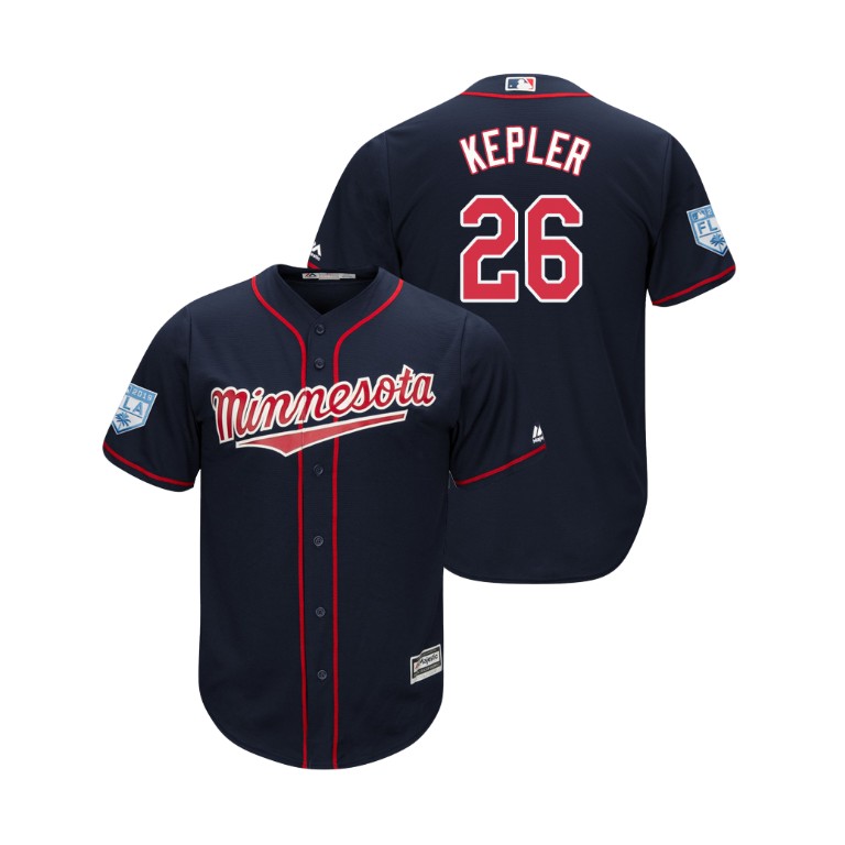 Minnesota Twins Navy #26 Max Kepler Cool Base Jersey 2019 Spring Training