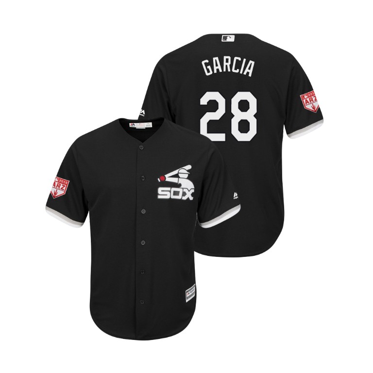 Chicago White Sox Black #28 Leury Garcia Cool Base Jersey 2019 Spring Training Chicago White Sox Black #28 Leury Garcia Cool Base Jersey 2019 Spring Training