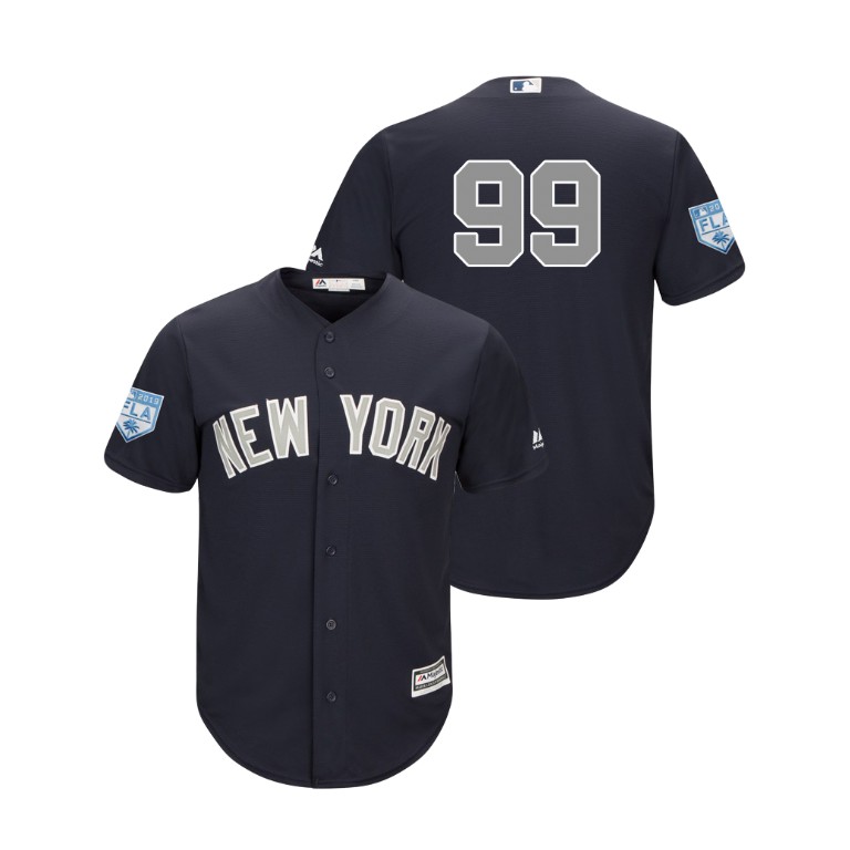 New York Yankees Navy #99 Aaron Judge Alternate Cool Base Jersey 2019 Spring Training New York Yankees Navy #99 Aaron Judge Alternate Cool Base Jersey 2019 Spring Training