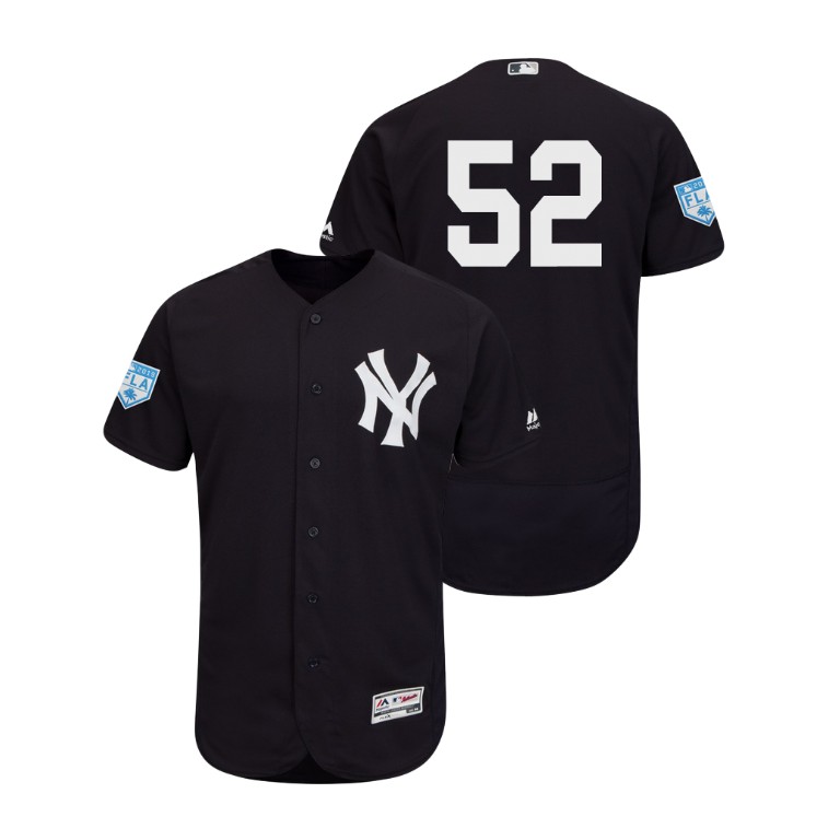 New York Yankees Navy #52 C.C. Sabathia Flex Base Jersey 2019 Spring Training New York Yankees Navy #52 C.C. Sabathia Flex Base Jersey 2019 Spring Training