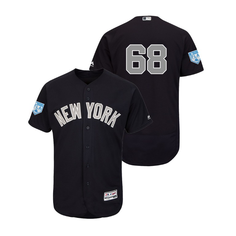 New York Yankees Navy #68 Dellin Betances Alternate Flex Base Jersey 2019 Spring Training New York Yankees Navy #68 Dellin Betances Alternate Flex Base Jersey 2019 Spring Training