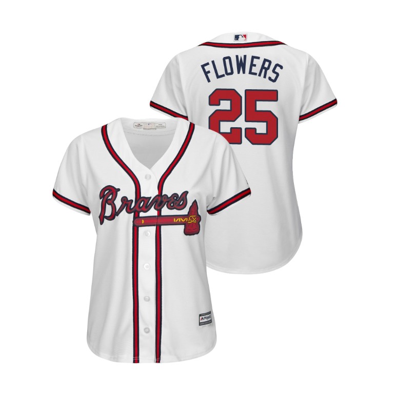 Women - Atlanta Braves White #25 2019 Cool Base Tyler Flowers Home Jersey Women - Atlanta Braves White #25 2019 Cool Base Tyler Flowers Home Jersey