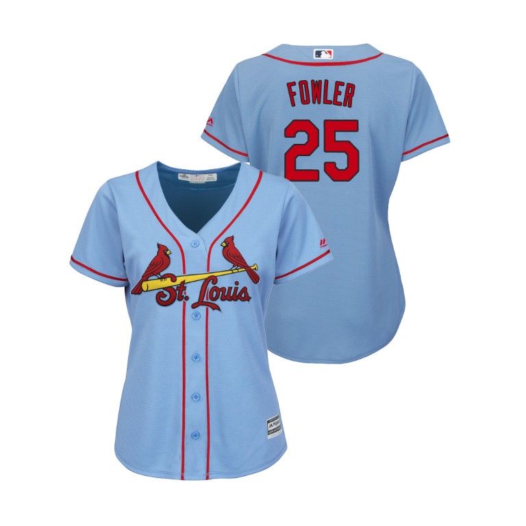Women - St. Louis Cardinals Horizon Blue #25 2019 Cool Base Dexter Fowler Alternate Jersey Women - St. Louis Cardinals Horizon Blue #25 2019 Cool Base Dexter Fowler Alternate Jersey