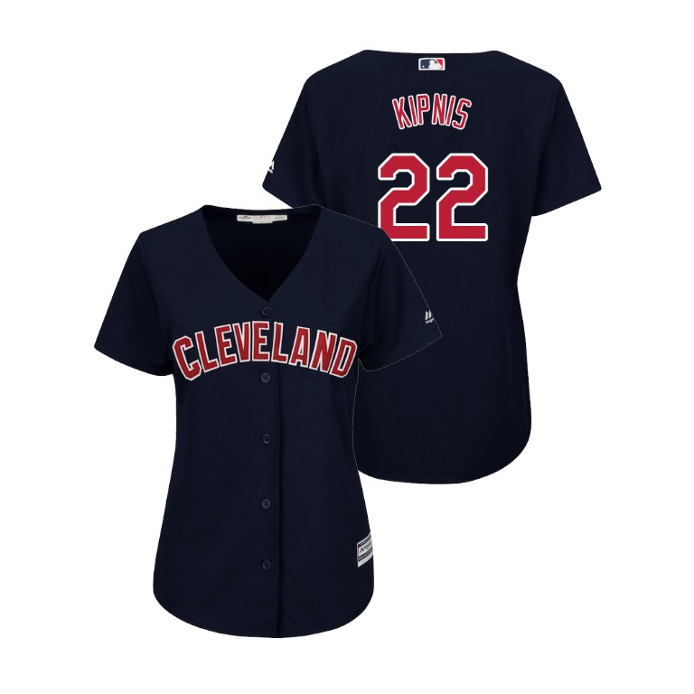 Women - Cleveland Indians Navy #22 2019 Cool Base Jason Kipnis Alternate Jersey Women - Cleveland Indians Navy #22 2019 Cool Base Jason Kipnis Alternate Jersey