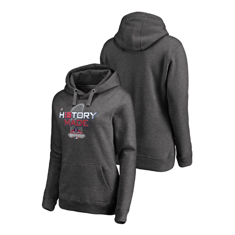 Women - Boston Red Sox Locker Room Charcoal Majestic Hoodie 2018 World Series Champions Women - Boston Red Sox Locker Room Charcoal Majestic Hoodie 2018 World Series Champions