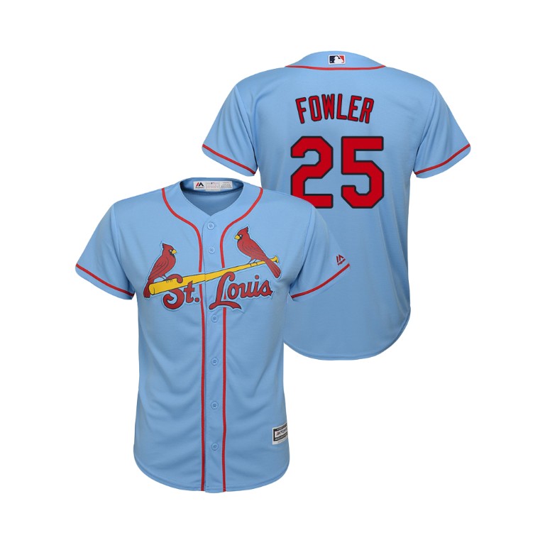 Kid's St. Louis Cardinals Horizon Blue #25 2019 Cool Base Dexter Fowler Alternate Jersey Kid's St. Louis Cardinals Horizon Blue #25 2019 Cool Base Dexter Fowler Alternate Jersey
