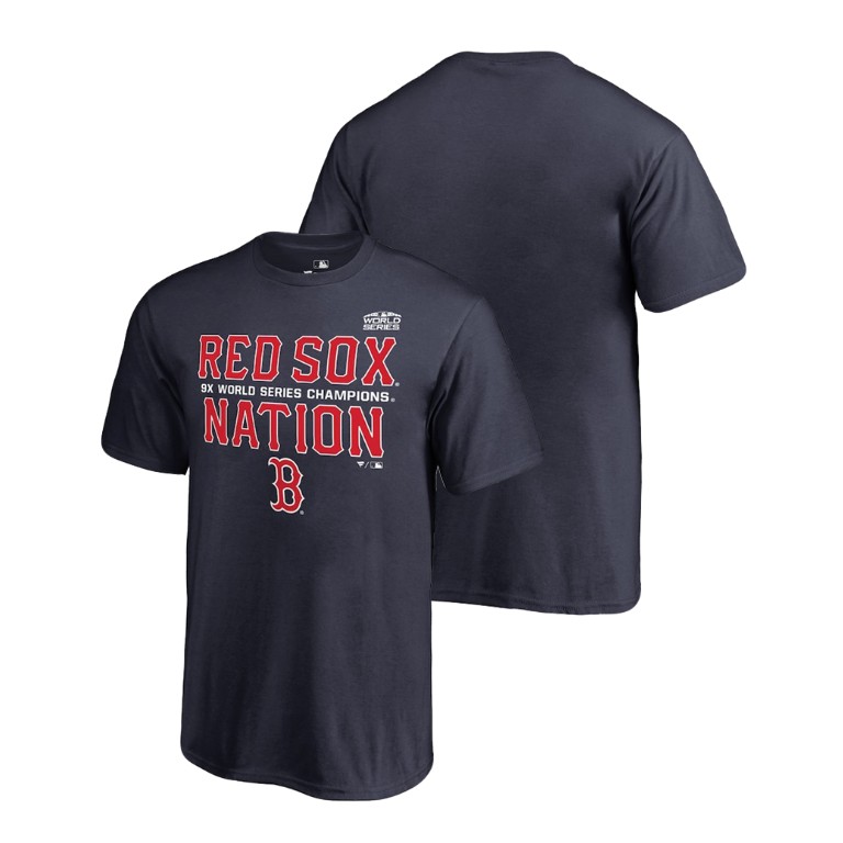 Youth Boston Red Sox Red Sox Nation Navy T-Shirt 2018 World Series Champions