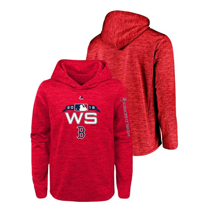 Youth Boston Red Sox Streak Fleece Red Bound Authentic Collection Hoodie 2018 World Series Youth Boston Red Sox Streak Fleece Red Bound Authentic Collection Hoodie 2018 World Series