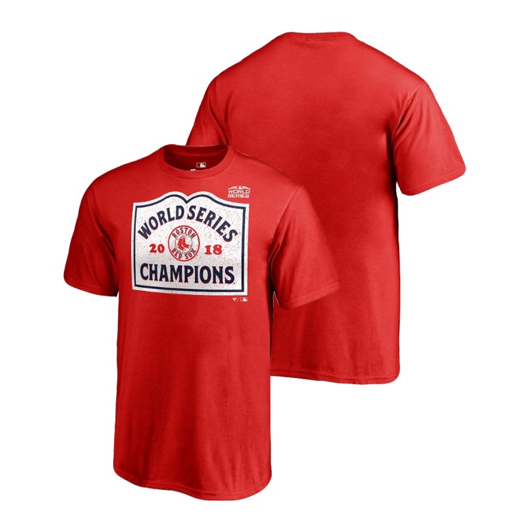 Youth Boston Red Sox Entering Boston Red T-Shirt 2018 World Series Champions