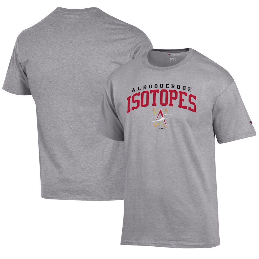 Men's Albuquerque Isotopes Champion Gray Jersey T-Shirt