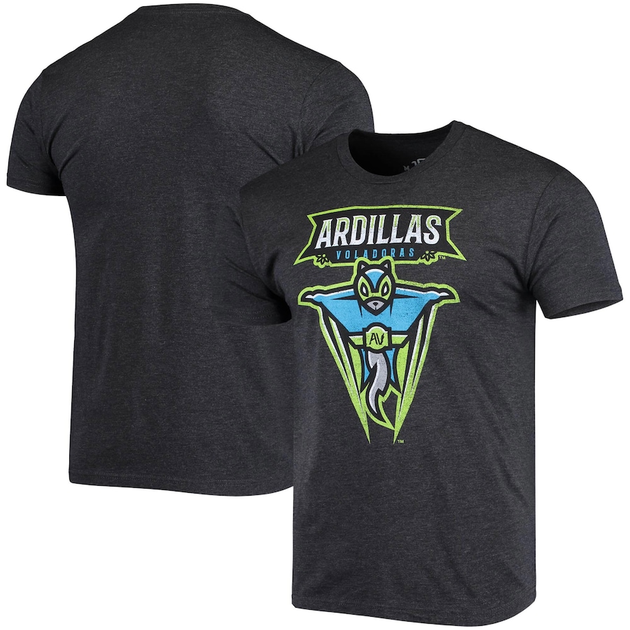 Men's Ardillas Voladoras de Richmond Black Copa de la Diversion Home Tri-Blend T-Shirt