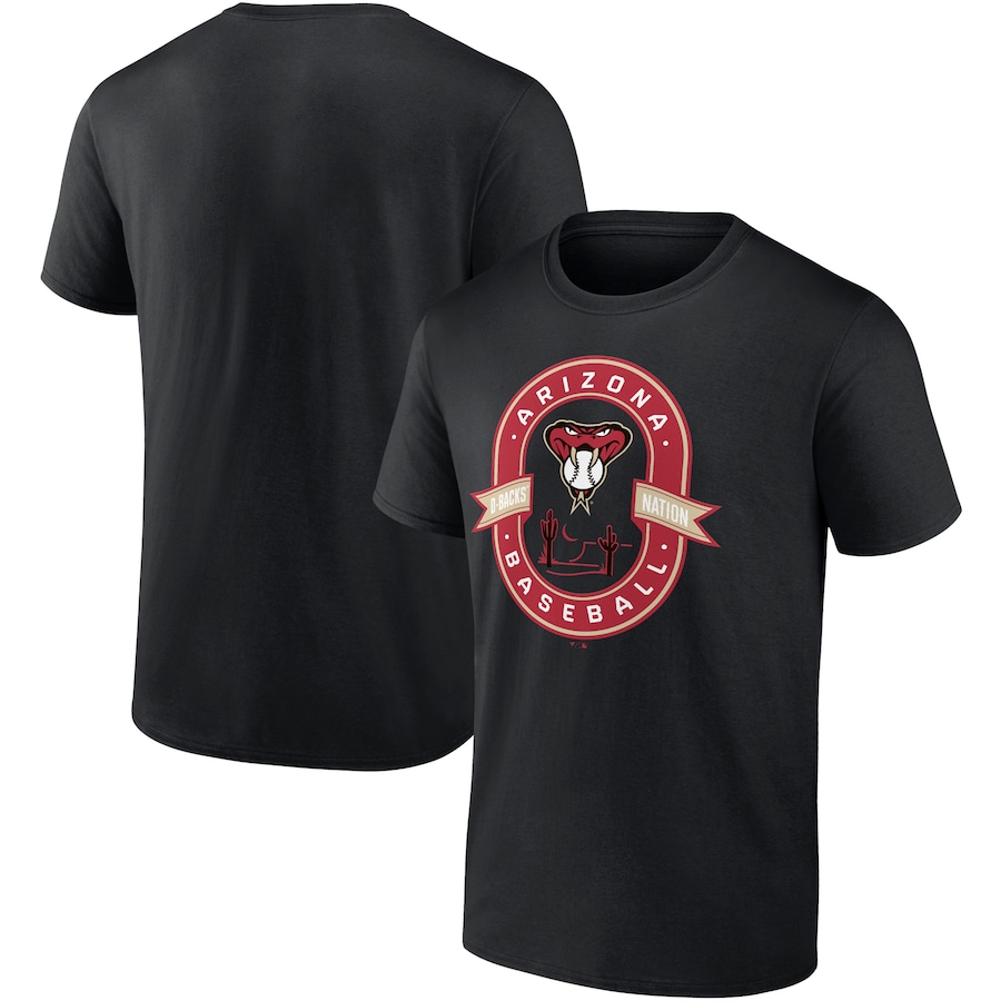 Men's Arizona Diamondbacks Black Iconic Glory Bound T-Shirt