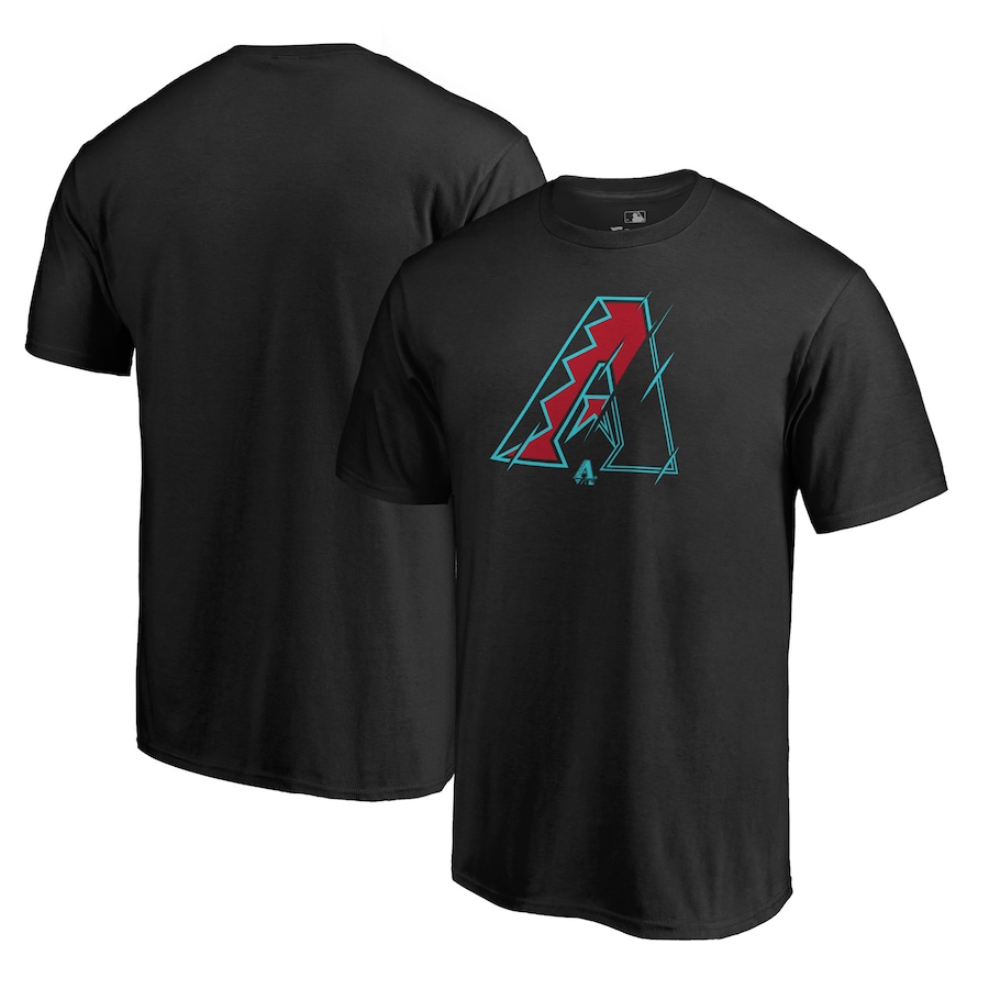 Men's Arizona Diamondbacks Black X-Ray T-Shirt Men's Arizona Diamondbacks Black X-Ray T-Shirt
