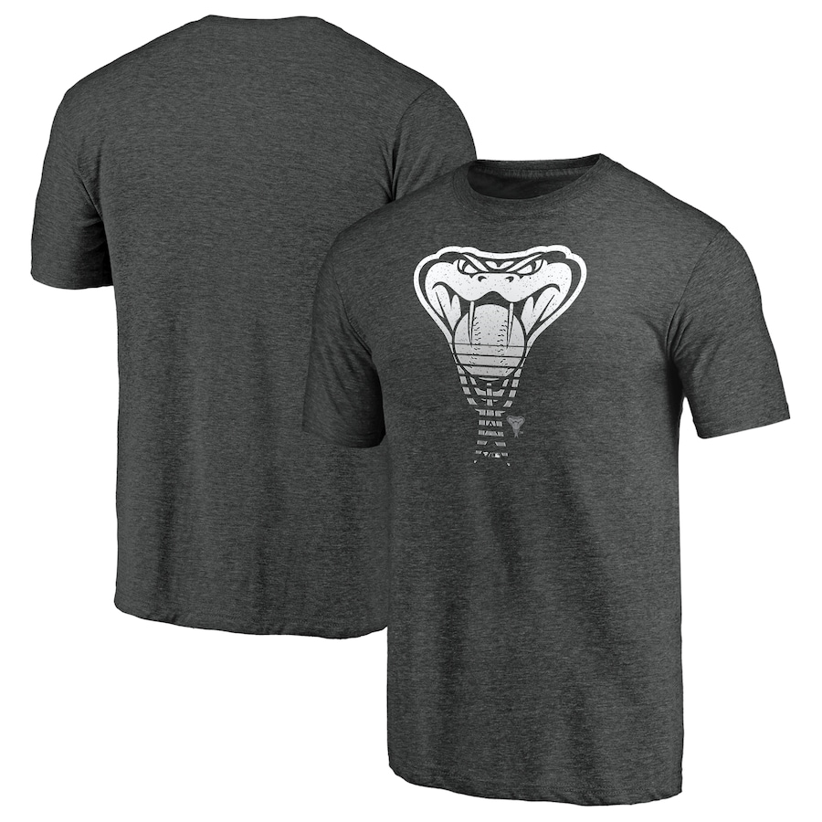 Men's Arizona Diamondbacks Charcoal Weathered Logo Tri-Blend T-Shirt Men's Arizona Diamondbacks Charcoal Weathered Logo Tri-Blend T-Shirt