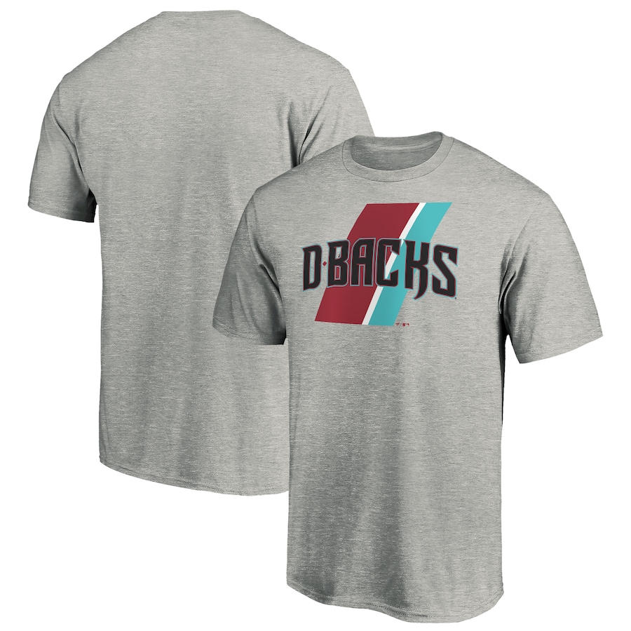 Men's Arizona Diamondbacks Heathered Gray Team Prep T-Shirt Men's Arizona Diamondbacks Heathered Gray Team Prep T-Shirt