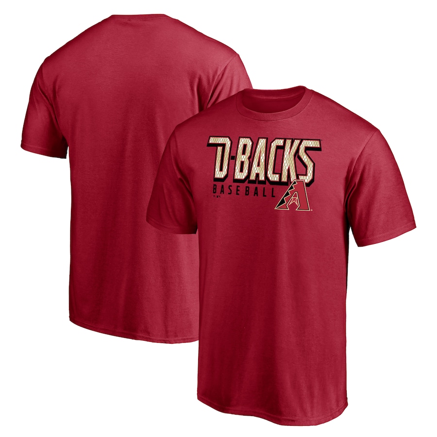 Men's Arizona Diamondbacks Red Hometown Logo T-Shirt Men's Arizona Diamondbacks Red Hometown Logo T-Shirt