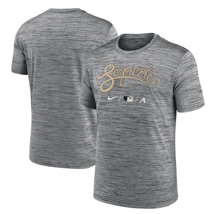 Men's Arizona Diamondbacks Nike Anthracite City Connect Practice T-Shirt Men's Arizona Diamondbacks Nike Anthracite City Connect Practice T-Shirt