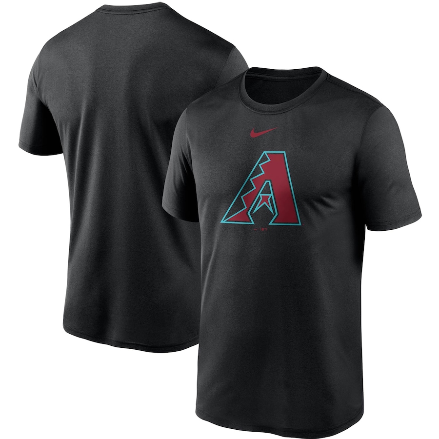Men's Arizona Diamondbacks Nike Black Large Logo Legend Performance T-Shirt