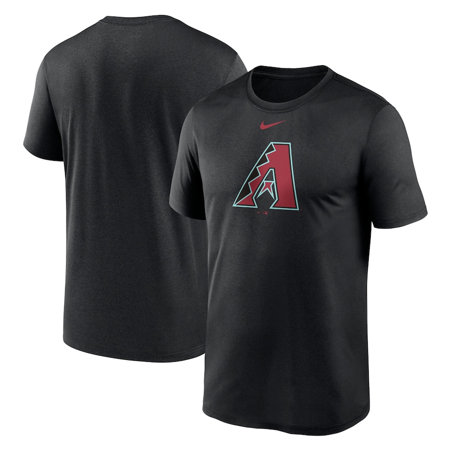 Men's Arizona Diamondbacks Nike Black New Legend Logo T-Shirt Men's Arizona Diamondbacks Nike Black New Legend Logo T-Shirt