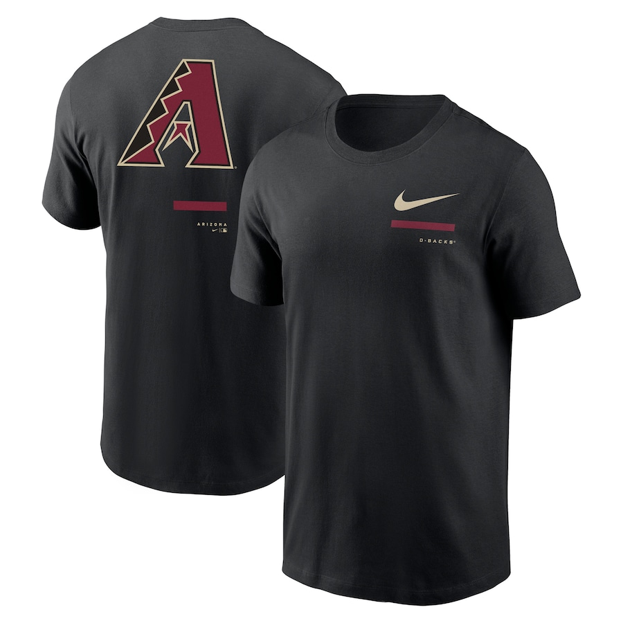 Men's Arizona Diamondbacks Nike Black Over the Shoulder T-Shirt