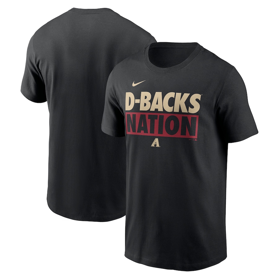 Men's Arizona Diamondbacks Nike Black Rally Rule T-Shirt Men's Arizona Diamondbacks Nike Black Rally Rule T-Shirt