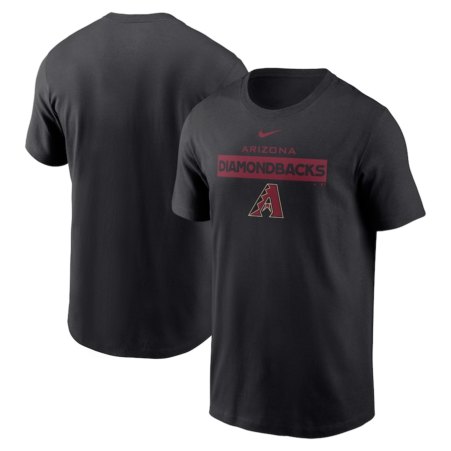 Men's Arizona Diamondbacks Nike Black Team T-Shirt Men's Arizona Diamondbacks Nike Black Team T-Shirt