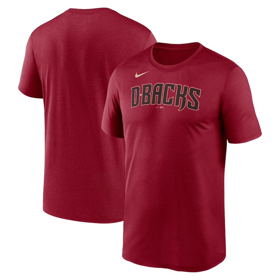 Men's Arizona Diamondbacks Nike Crimson New Legend Wordmark T-Shirt Men's Arizona Diamondbacks Nike Crimson New Legend Wordmark T-Shirt