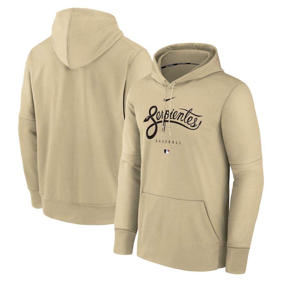 Men's Arizona Diamondbacks Nike Gold 2023 City Connect Pregame Performance Pullover Hoodie Men's Arizona Diamondbacks Nike Gold 2023 City Connect Pregame Performance Pullover Hoodie