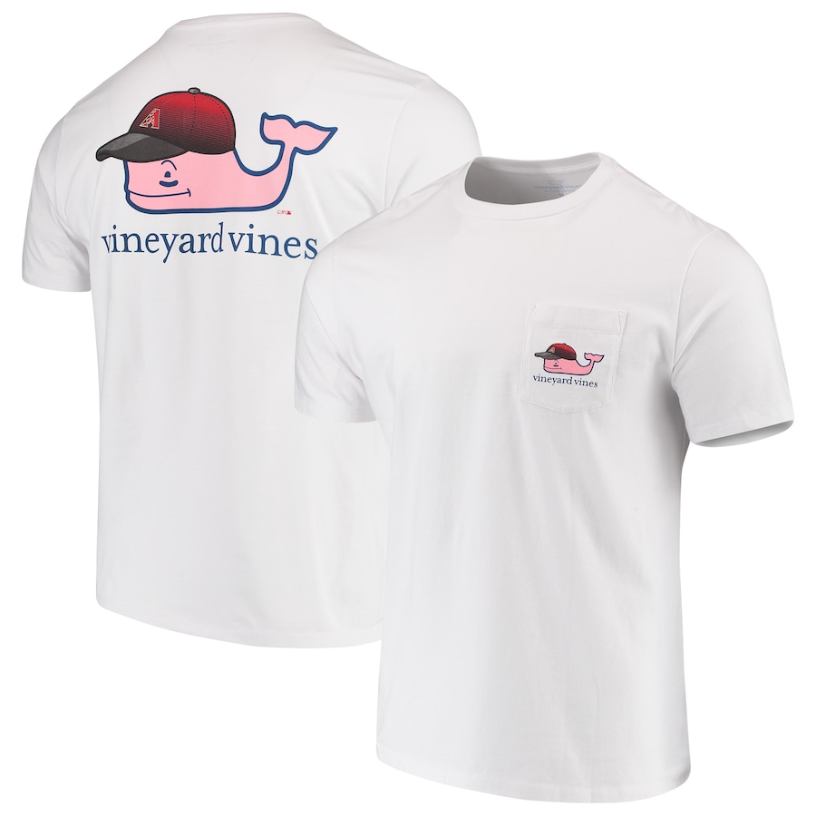 Men's Arizona Diamondbacks Vineyard Vines White Baseball Cap T-Shirt