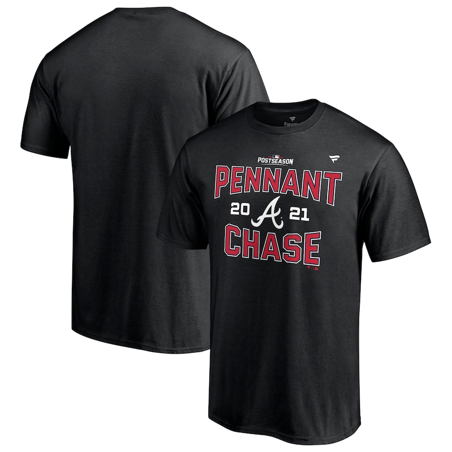 Men's Atlanta Braves Black 2021 Division Series Winner Locker Room T-Shirt