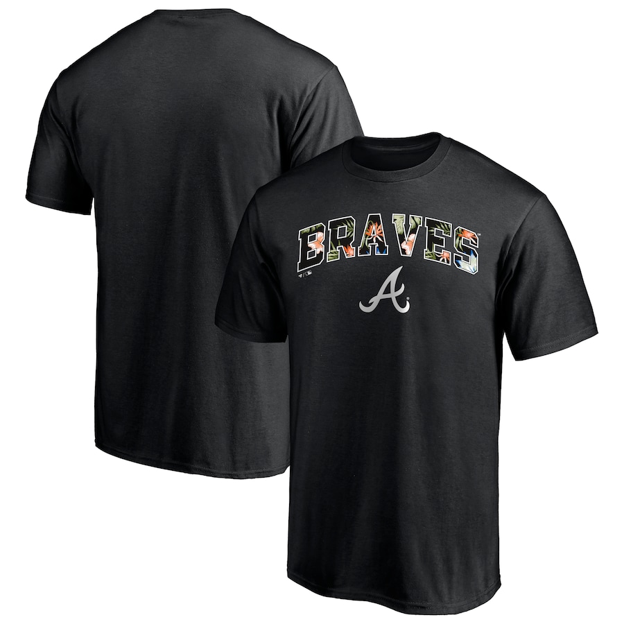 Men's Atlanta Braves Black Perennial Power T-Shirt Men's Atlanta Braves Black Perennial Power T-Shirt