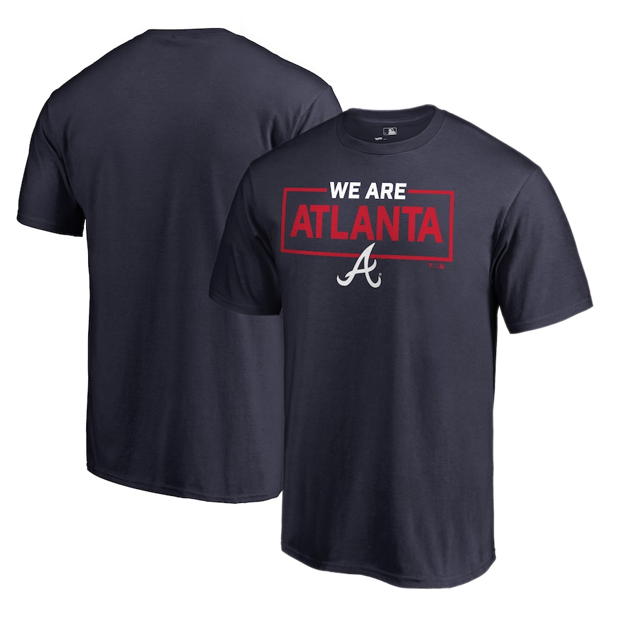 Men's Atlanta Braves Navy We Are Icon T-Shirt