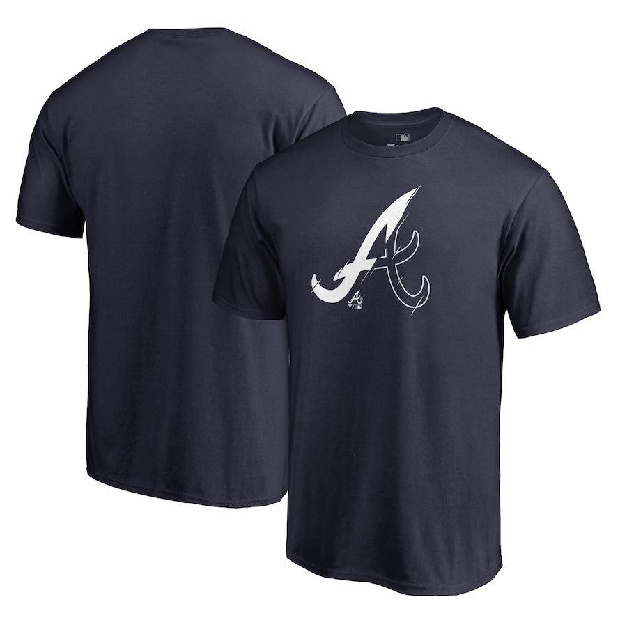 Men's Atlanta Braves Navy X-Ray T-Shirt